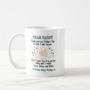 Lieber Papa genießt das Shirt deines letzten Vater Kaffeetasse