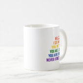 Lieber Person hinter mir Sie Zitat sind nett Liebe Kaffeetasse (VorderseiteRechts)