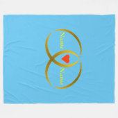 LIEBER RINGS FLEECE BLANKET (Vorderseite (Horizontal))