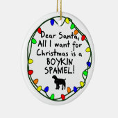 Lieber Sankt Boykin Spaniel Keramik Ornament (Rechts)