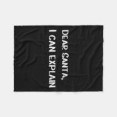 Lieber Santa1 Fleecedecke (Vorderseite (Horizontal))