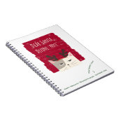 Lieber Santa Definition Nice Funny Niedliche Weihn Notizblock (Rechte Seite)