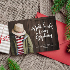 Lieber Santa I kann Ihnen das Funny Holiday Full F Postkarte