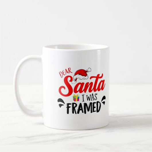 lieber santa i war gerahmt kaffeetasse (Links)