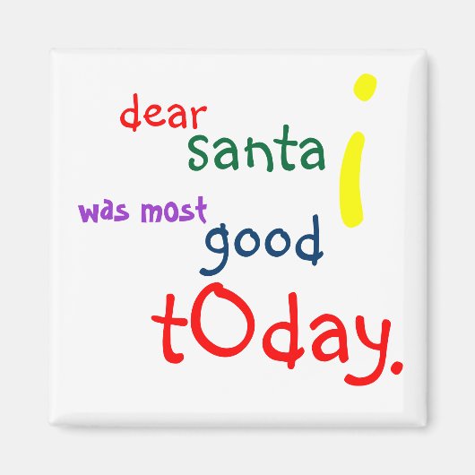 Lieber Santa Magnet (Vorne)