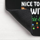 Lieber Santa Nice, um mit Ihnen einen Cookie-Austa Mousepad (Ecke)