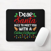 Lieber Santa Nice, um mit Ihnen einen Cookie-Austa Mousepad (Mit Mouse)