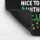 Lieber Santa Nice, um mit Ihnen einen Dash Nutmeg  Mousepad (Ecke)
