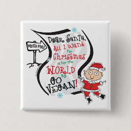 Lieber Santa Vegan Wish Button