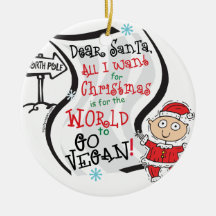 Lieber Santa Vegan Wish