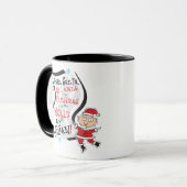 Lieber Santa Vegan Wish Tasse (Vorderseite Links)