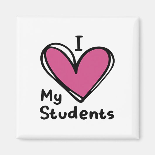 Lieber Schüler hinter mir Magnet (Vorne)