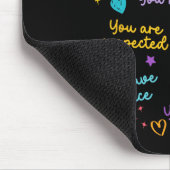 Lieber Schüler hinter mir Zurück zur Schule Lehrer Mousepad (Ecke)