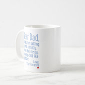 Lieber Vater [Schwester-Version] Kaffeetasse (Vorderseite Links)