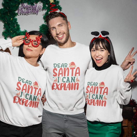 Lieber Weihi kann Weihnachten-Sweatshirt erklären Sweatshirt