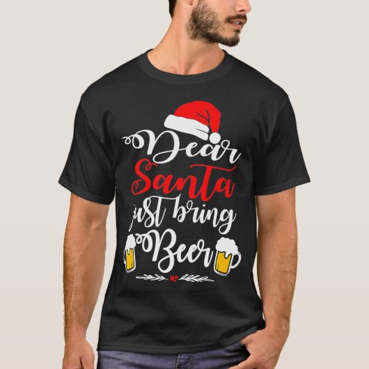 Lieber Weihnachten Bierweihnachtsmann Dr. T-Shirt (Vorderseite)