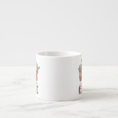 Lieber Weihnachten bringen Kaffee Weihnachten. Espressotasse (Vorderseite)