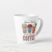 Lieber Weihnachten bringen Kaffee Weihnachten. Milchtasse (Rechte Ecke)