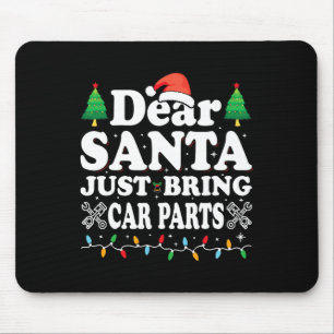 Lieber Weihnachten bringen Sie Autoteile Spaß Weih Mousepad