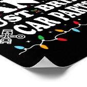 Lieber Weihnachten bringen Sie Autoteile Spaß Weih Poster (Ecke)