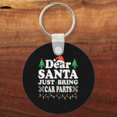 Lieber Weihnachten bringen Sie Autoteile Spaß Weih Schlüsselanhänger (Vorderseite)