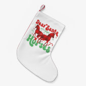 Lieber Weihnachten Bringen Sie die Pferde Weihnach Kleiner Weihnachtsstrumpf (Vorderansicht (hängend))