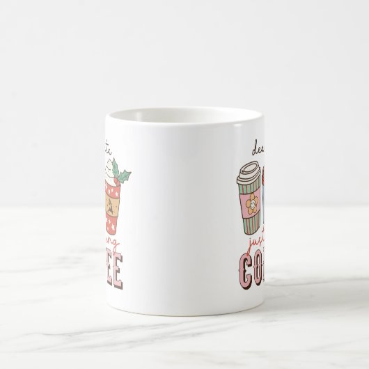 Lieber Weihnachten bringen Sie Kaffee Weihnachten  Kaffeetasse (Mittel)