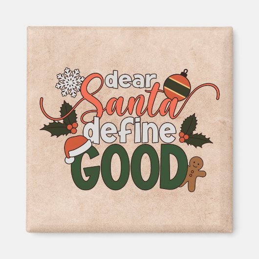 Lieber Weihnachten definieren gute Weihnachten | M Magnet (Vorne)