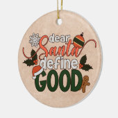 Lieber Weihnachten definieren gute Weihnachten | O Keramik Ornament (Links)