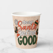 Lieber Weihnachten definieren gute Weihnachten | P Pappbecher (Vorderseite)