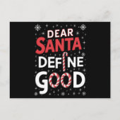 Lieber Weihnachten definieren gute Weihnachtsfeier (Vorderseite)