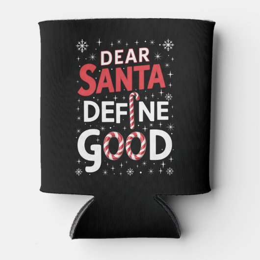 Lieber Weihnachten definieren gute Weihnachtsfeier Dosenkühler (Vorderseite)