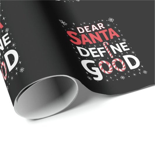 Lieber Weihnachten definieren gute Weihnachtsfeier Geschenkpapier (Rolleneckpunkt)