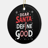 Lieber Weihnachten definieren gute Weihnachtsfeier Keramik Ornament (Links)