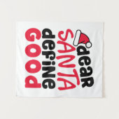 Lieber Weihnachten definieren Schönes Weihnachten Wandteppich (Vorderseite (Horizontal))