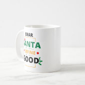 Lieber Weihnachten definieren Schönes Weihnachtsan Kaffeetasse (Vorderseite Links)