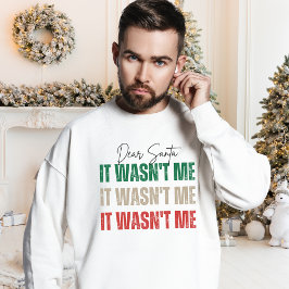 Lieber Weihnachten, es war nicht mein lustiges Wei Sweatshirt