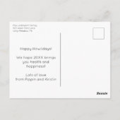 Lieber Weihnachten "Gut" Weihnachten Foto Postkarte (Rückseite)