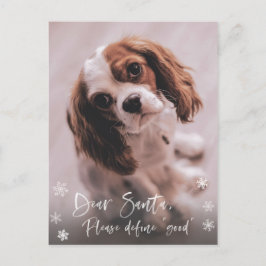 Lieber Weihnachten "Gut" Weihnachten Foto Postkarte