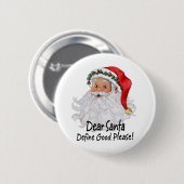 Lieber Weihnachten Gute Definition Button (Vorne & Hinten)