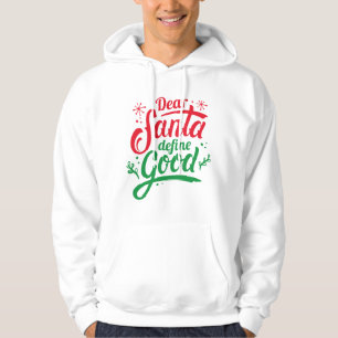 Lieber Weihnachten Gute Definition Hoodie