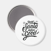 Lieber Weihnachten Gute Definition Magnet (Vorderseite/Rückseite)