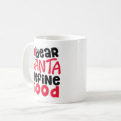 Lieber Weihnachten Gute Ferien-Tasse definieren Kaffeetasse (Vorderseite Links)