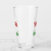 Lieber Weihnachten Ich kann dem Weihnachtsmann ein Glas (Links)