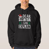 Lieber Weihnachten Ich kann den schönen Weihnachts Hoodie (Vorderseite)