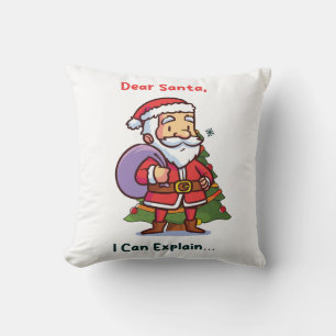 Lieber Weihnachten, ich kann erklären - Funny Chri Kissen