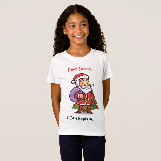 Lieber Weihnachten, ich kann erklären - Funny Chri T-Shirt (Vorne ganz)