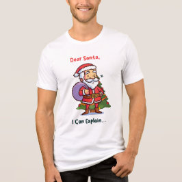 Lieber Weihnachten, ich kann erklären - Funny Chri Tri-Blend Shirt