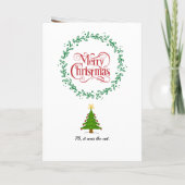 Lieber Weihnachten Ich kann Hunde Foto Weihnachten (Rückseite)