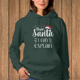 Lieber Weihnachten, ich kann lustige Weihnachten e Hoodie